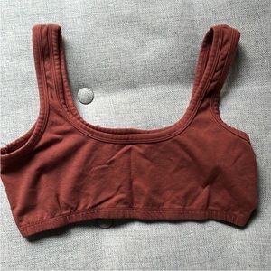 NWOT ARQ Wide Strap Bra - Russet